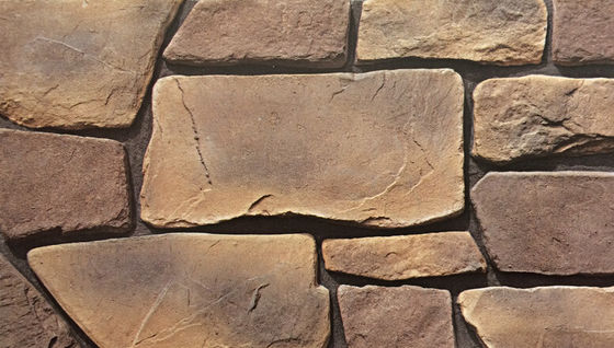 SGS 0.14cm Exterior Wall Stones Multicolor Cement Rock 0.03 Penyerapan