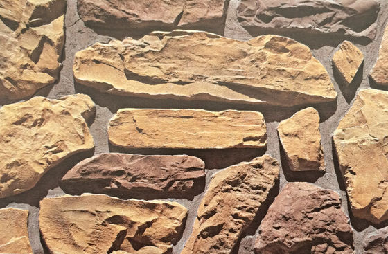 Brick Batu Cement Cultured Kelas AAA untuk dinding eksterior dan interior