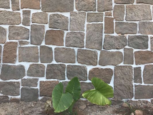 14mm SGS Batu Bata Berbudaya Dekoratif Untuk Lansekap Dinding Taman