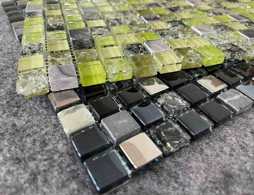 Baja Galvanis SGS Ubin Mosaik Dekoratif Meja Latar Belakang Dinding Pancuran 1.36kgs