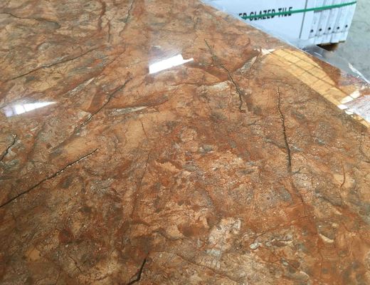 Ubin Lantai Warna Emas 40x80cm, Lantai SGS 38kgs / Ctn Dan Ubin Dinding Coklat Kuning