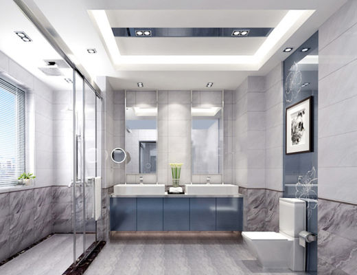 Ubin Dinding Keramik Glossy 300x600mm untuk Kamar Mandi dan Dapur