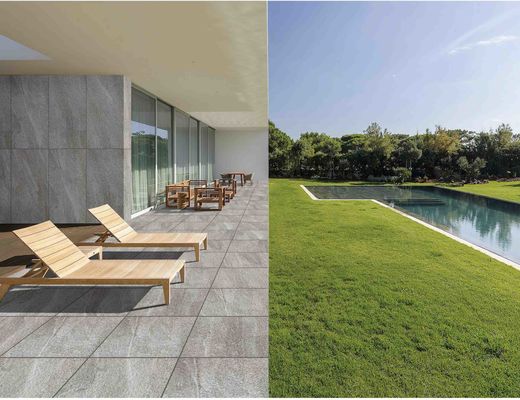 2cm Tebal Skidproof Bangunan Perumahan Kontemporer Porselen Luar Ruangan 300x600mm