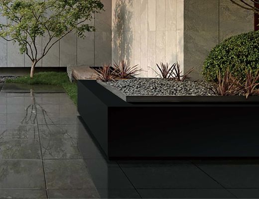 Ubin Lantai Porselen 600x600mm Tebal 20mm Abu-abu Anti Selip
