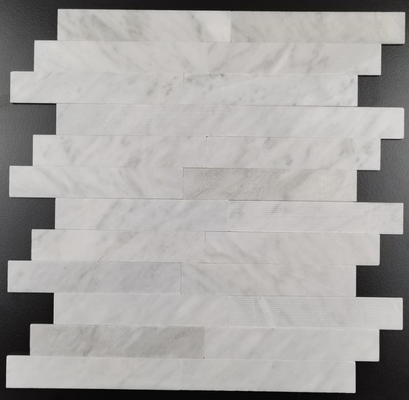 Pemotongan Halus Perekat Ubin Mosaik Dekoratif 300x300mm Di Bagian Belakang