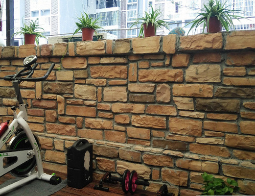 Dekorasi Rumah Faux Stone Brick Veneer Acak AAA Grade