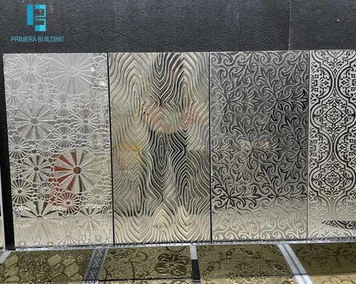 Ubin Porselen Garis Emas Inkjet 3D 300x600mm 10mm Grade AAA