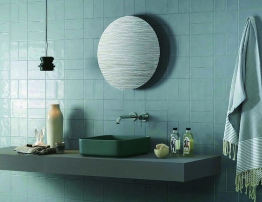Genteng Keramik Glossy 100x100mm untuk Kamar Mandi Dapur